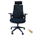 SMTE - Office Chair: Ergonomic Seating Solutions A2020Black+ Keyring