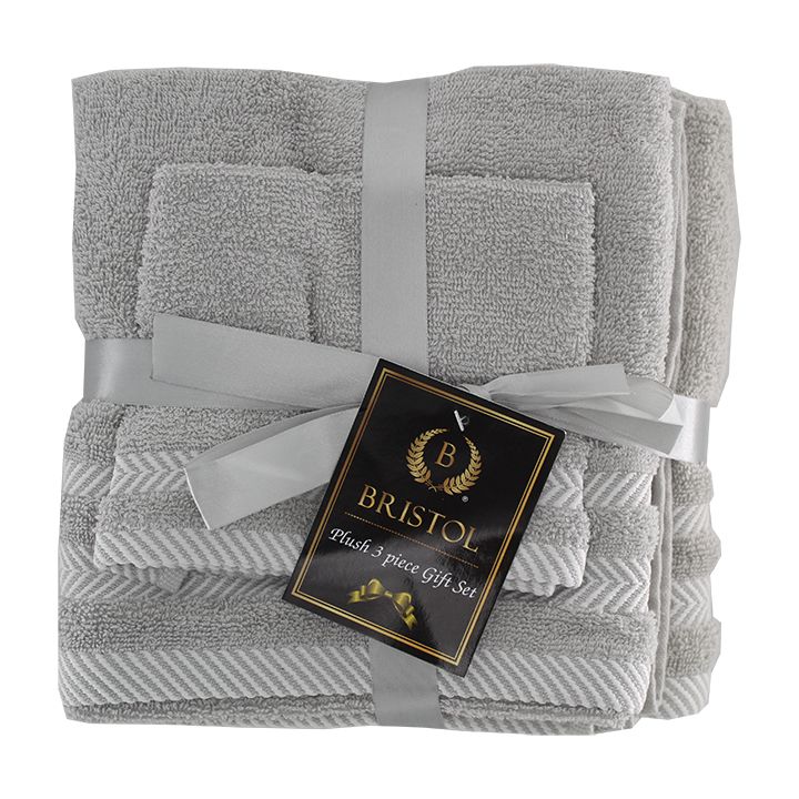 SMTE - Bristol Towel Gift Set - Light Grey