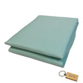 SMTE - Luxurious Microfiber Bed Sheets: 150x189cm+ KeyringLight Green