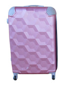 SMTE - Luggage 24 inch Suitcase - Light Rose Gold