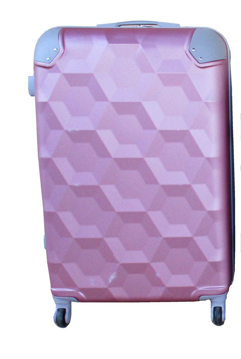 SMTE - Luggage 24 inch Suitcase - Light Rose Gold