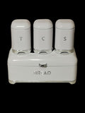 SMTE - Yax Cannister Set 4 Piece - White