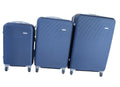 SMTE - IYH-Quality 3 Piece Hard Outer Shell Luggage Set - Navy