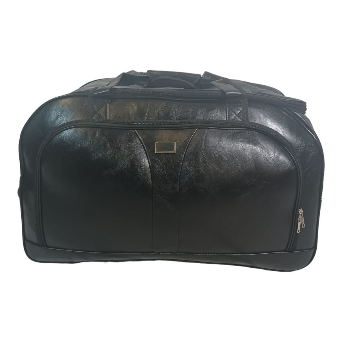 SMTE -  Travel Duffel Bag PU Leather Overnight Weekender Bag