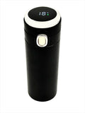 SMTE - LED Digital Smart Stainless Steel Vacuum Cup(Flask) - Black