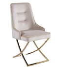 SMTE - Chisisi Velvet Dining Chair With Zip