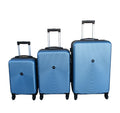 SMTE - 3Piece Travel 27Inch Luggage Suitcase Bag SetStylishS Blue