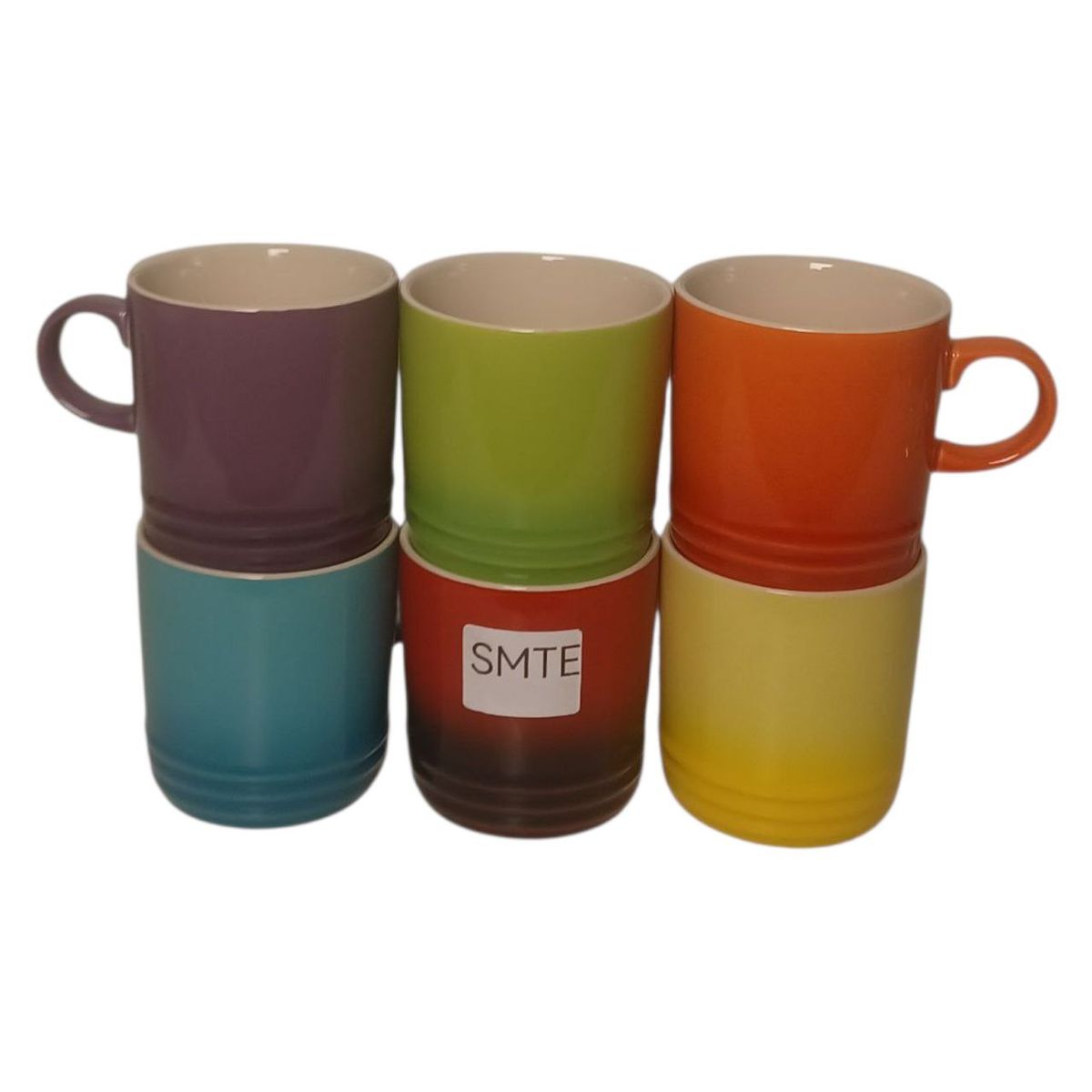 SMTE - Colorful Ceramic Mug Set