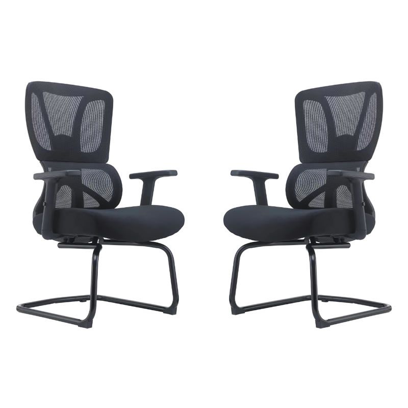 SMTE - Set of 2 Modern Mesh Visitor Office Chairs D2308