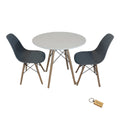 SMTE - Grey Chair with white table with KeychainSet With2
