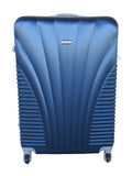 SMTE - Blue Star 1 Piece Hard Outer Shell Luggage 24" - Dark Blue
