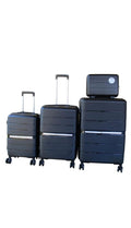 SMTE - Super Hard Shell Unbreakable Travel Luggage 4Pieces Suitcase SetBlack