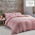SMTE - Fluffy Comforter Bedding Duvet - 3 Piece - Pink