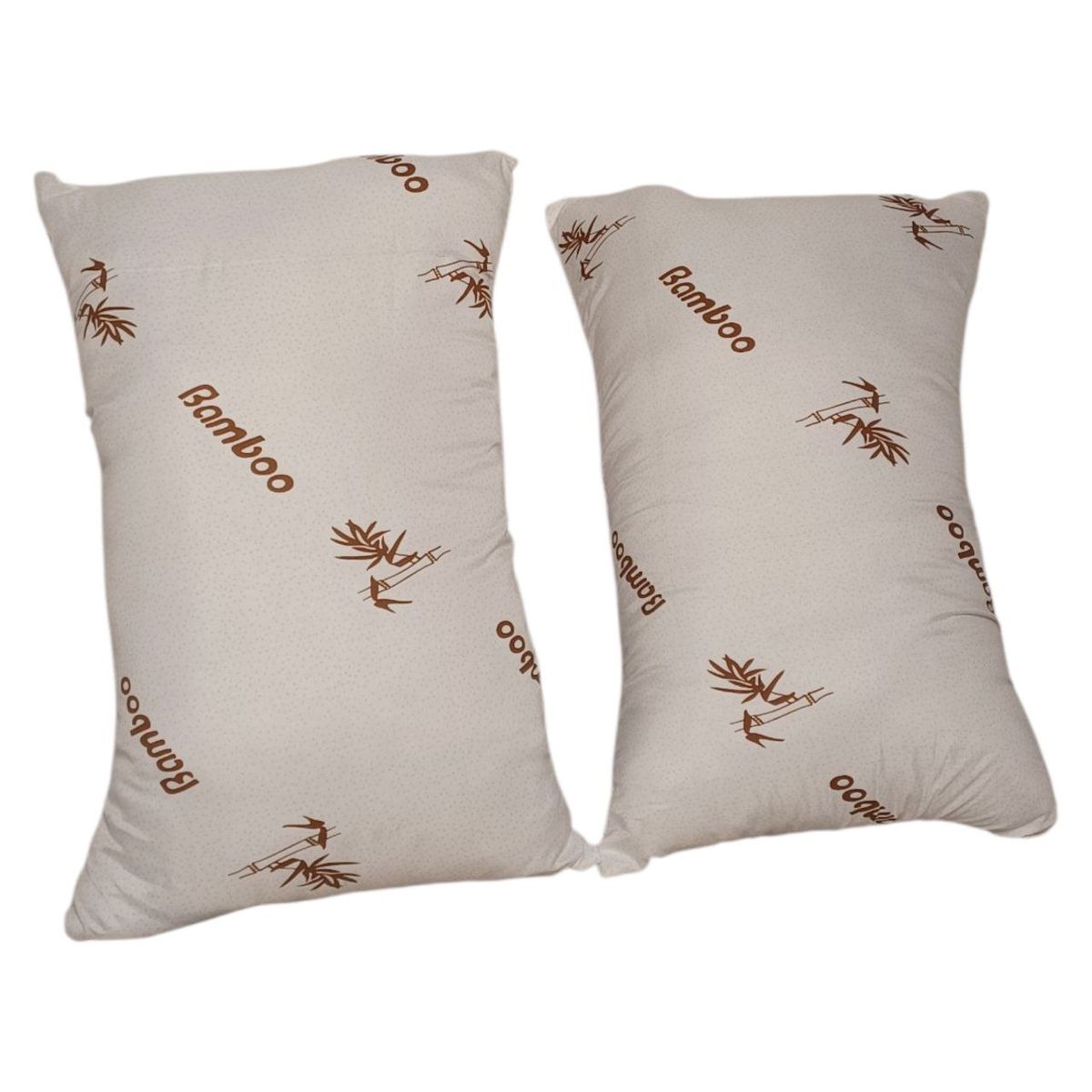 SMTE - Set of 2 Bamboo Memory Foam PillowsHypoallergenic & Breathable