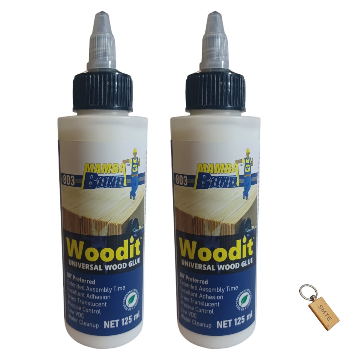 SMTE - 125ml Premium Wood Glue set of 2 + keyring