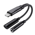 SMTE - Andowl Headphone Adapter for iPhone - Lightning to 3.5 mm Headphone Jack & Charger