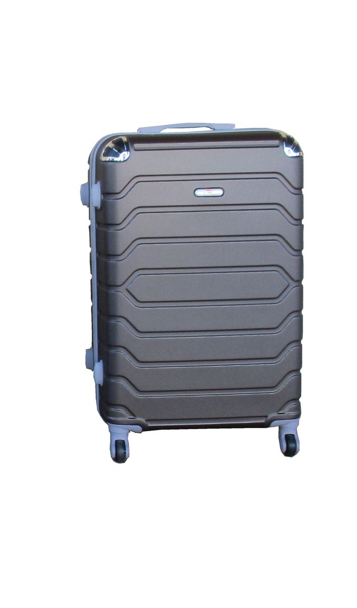 SMTE - 1 Piece Luggage 18 inch Suitcase - Brown