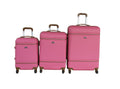 SMTE - 3Piece Travel Luggage Suitcase Bag SetStylishHot Pink