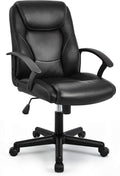SMTE - Home Office Chair Ergonomic Desk Chair Swivel - Black