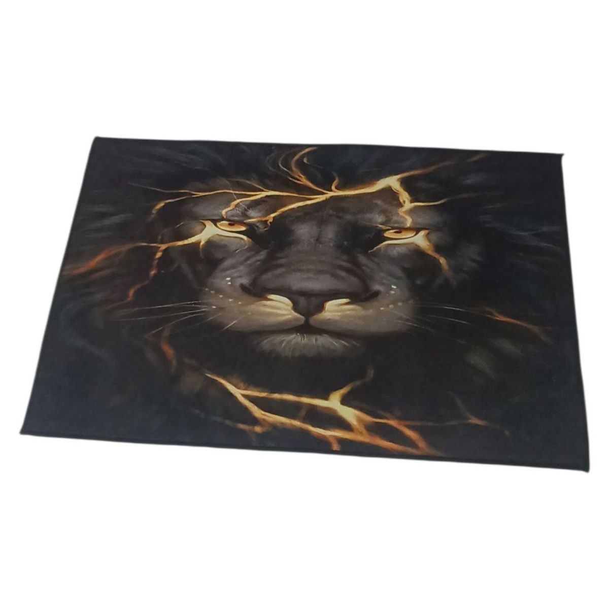 SMTE - Small Animal Print Polyester CarpetLion Design80×50cm