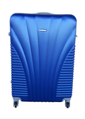 SMTE - Blue Star 1 Piece Hard Outer Shell Luggage 28" - Blue