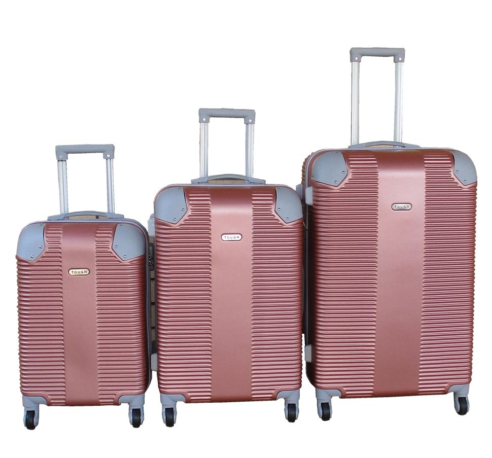 SMTE - Travel 28Inch Luggage Suitcase Bag SetStylish3PieceRose Gold