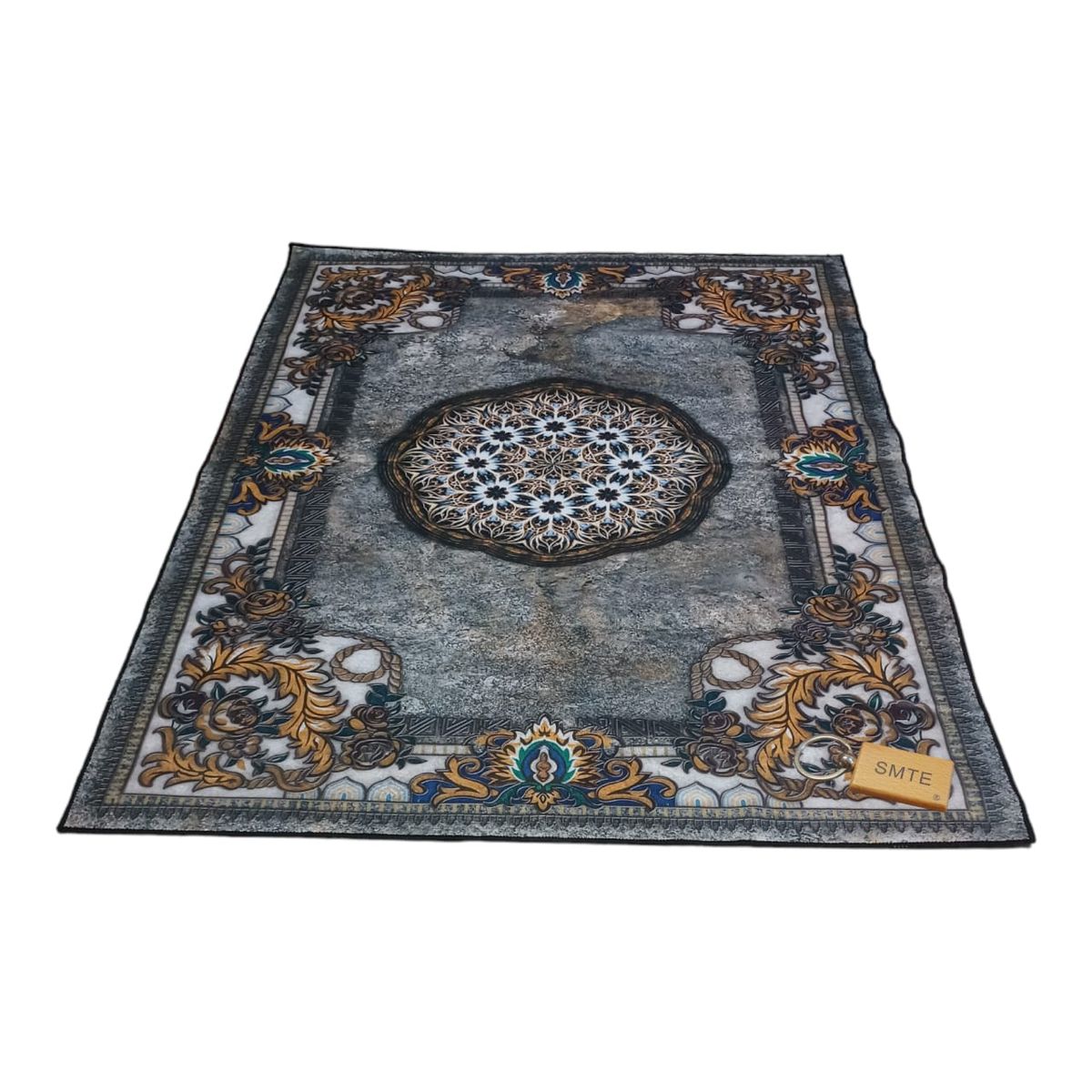 SMTE - 200cm by 150cmModern 3D Geometric Design Area Rug FR13 With  keyring