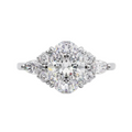 SMTE - 2ct Elegant Moissanite Ring5 cm