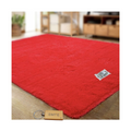 SMTE - New Premium Fluffy Carpet/Rug & Complementary Tieback and KeyringRed
