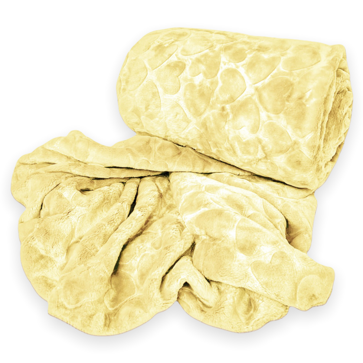 SMTE - Super soft Throw Fleece Blanket Warm Winter - Canary Yellow