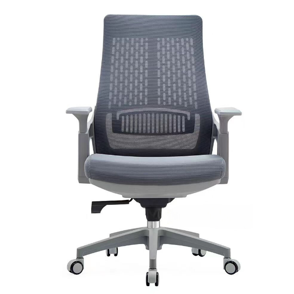 SMTE - Executive Grey Office Chair | Swivel & Height Adjustable