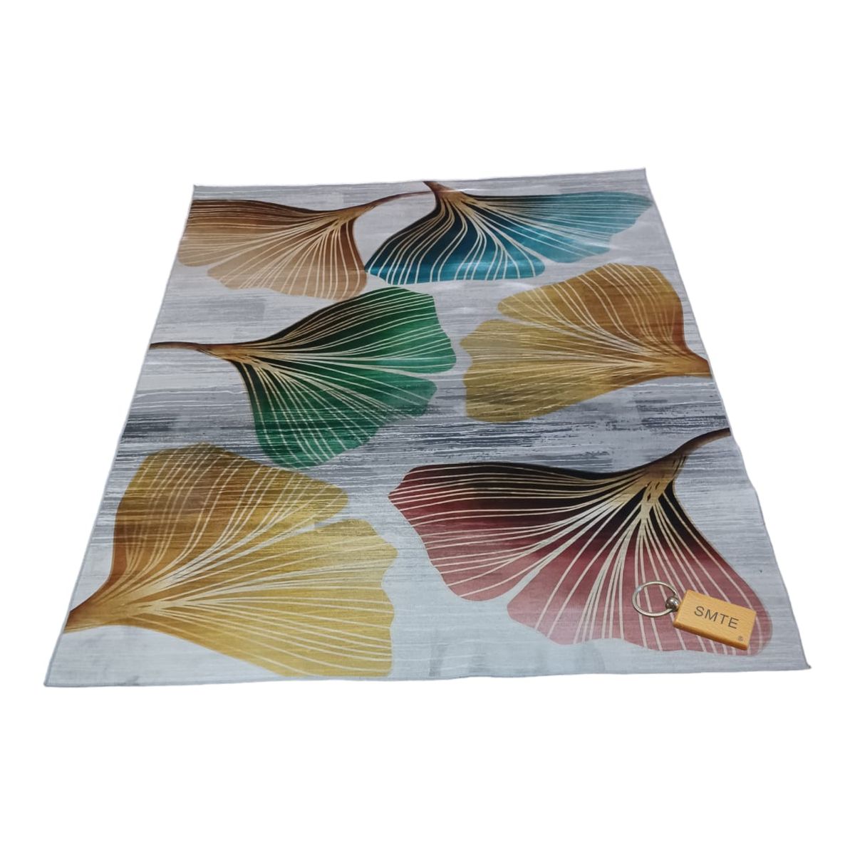 SMTE - 200cm by 150cmModern 3D Geometric Design Area Rug A24 With  Keyring