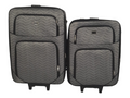 SMTE -  2- Piece Trolley Travel luggage Spinner- Fabric - Grey - 58 cm