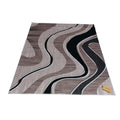 SMTE - 200cm by 150cmModern 3D Geometric Design Area Rug A4 With  Keyring