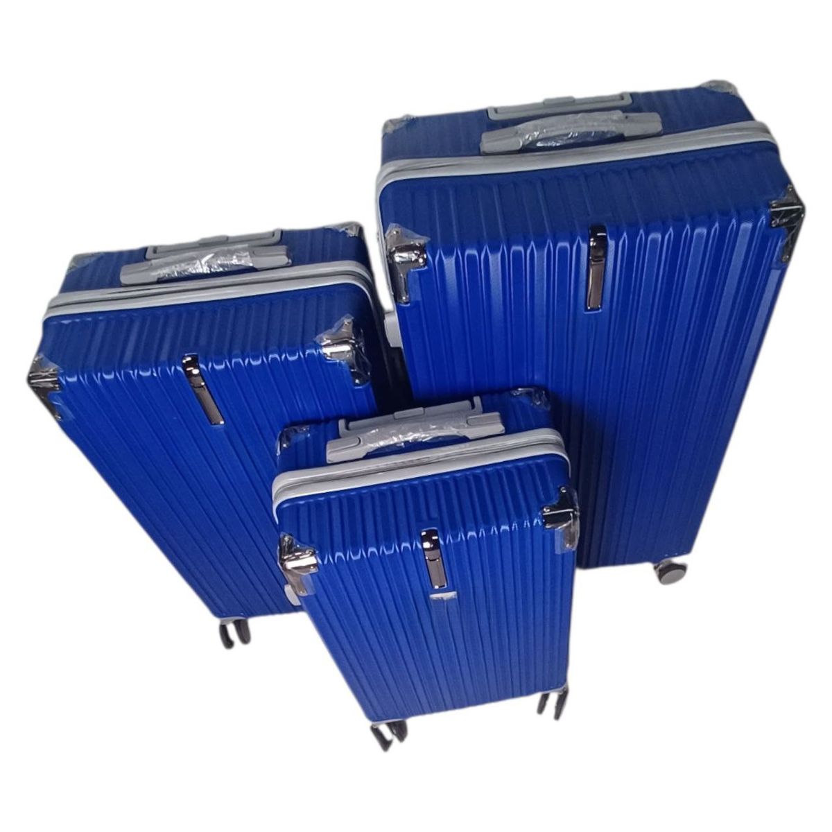 SMTE - 3Piece Galaxy G1 Luggage SetBlue20", 24", 28" Spinner Suitcases