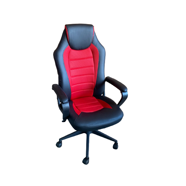 SMTE - Stylish Swivel Perla Office Chair - Red