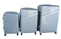 SMTE - 3 Piece Luggage Set - 27 inch - Silver