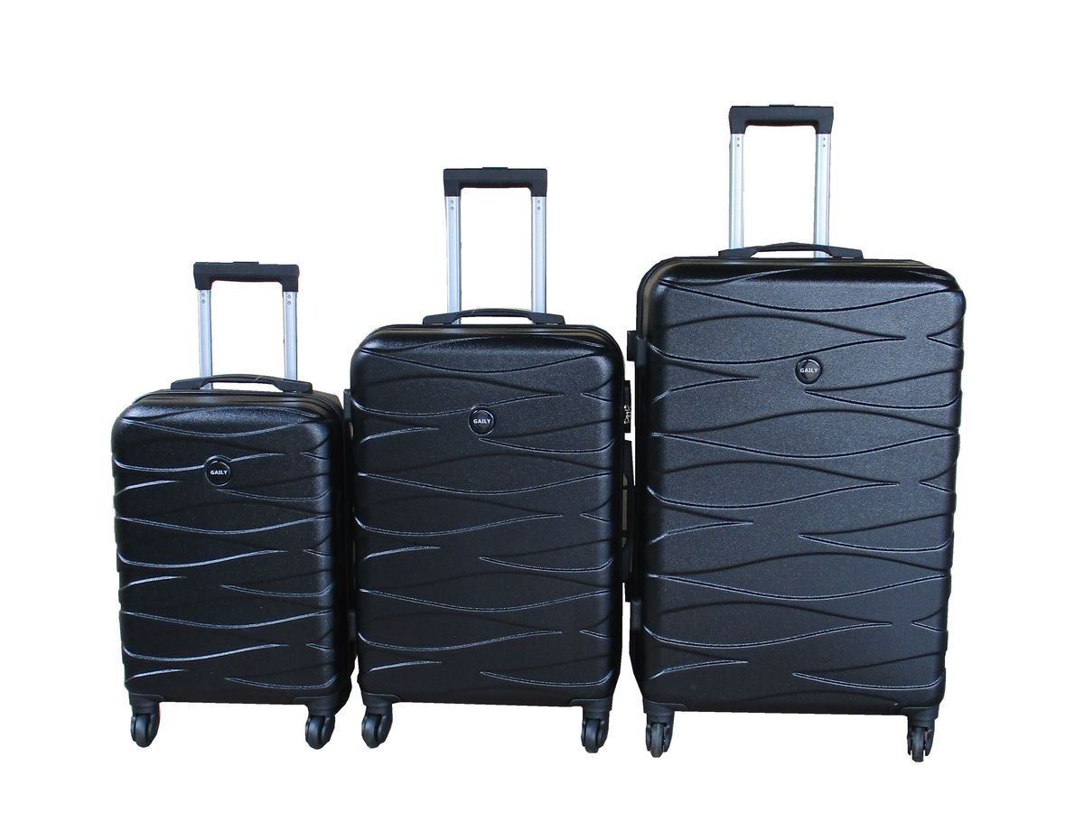SMTE - Gaily HardSided Luggage Set with Spinner Wheels