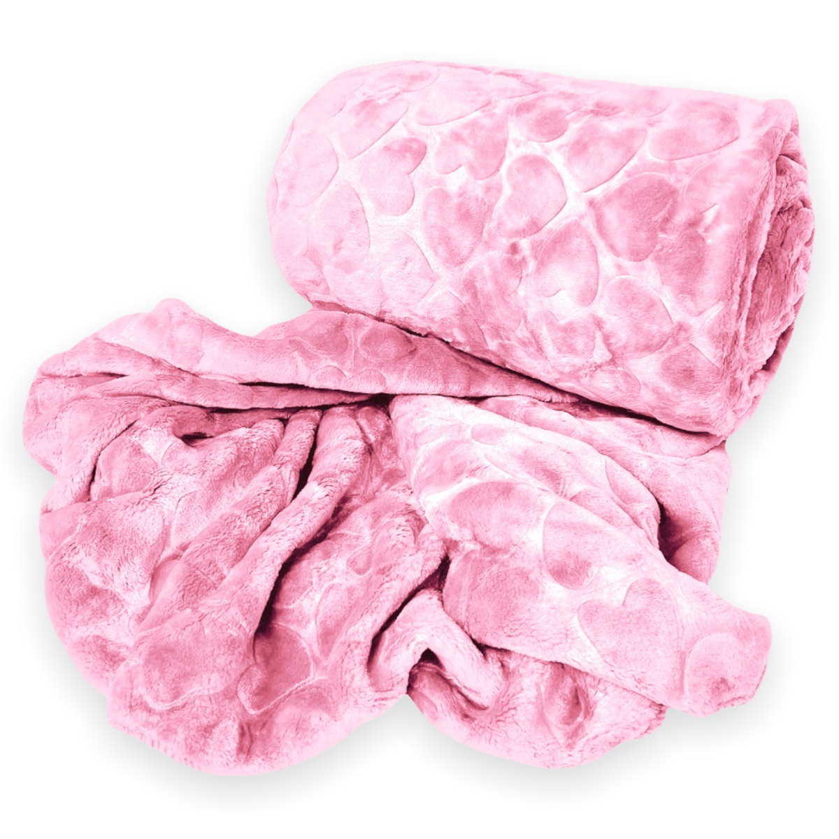 SMTE - Super soft Throw Fleece Blanket Warm Winter - Pink