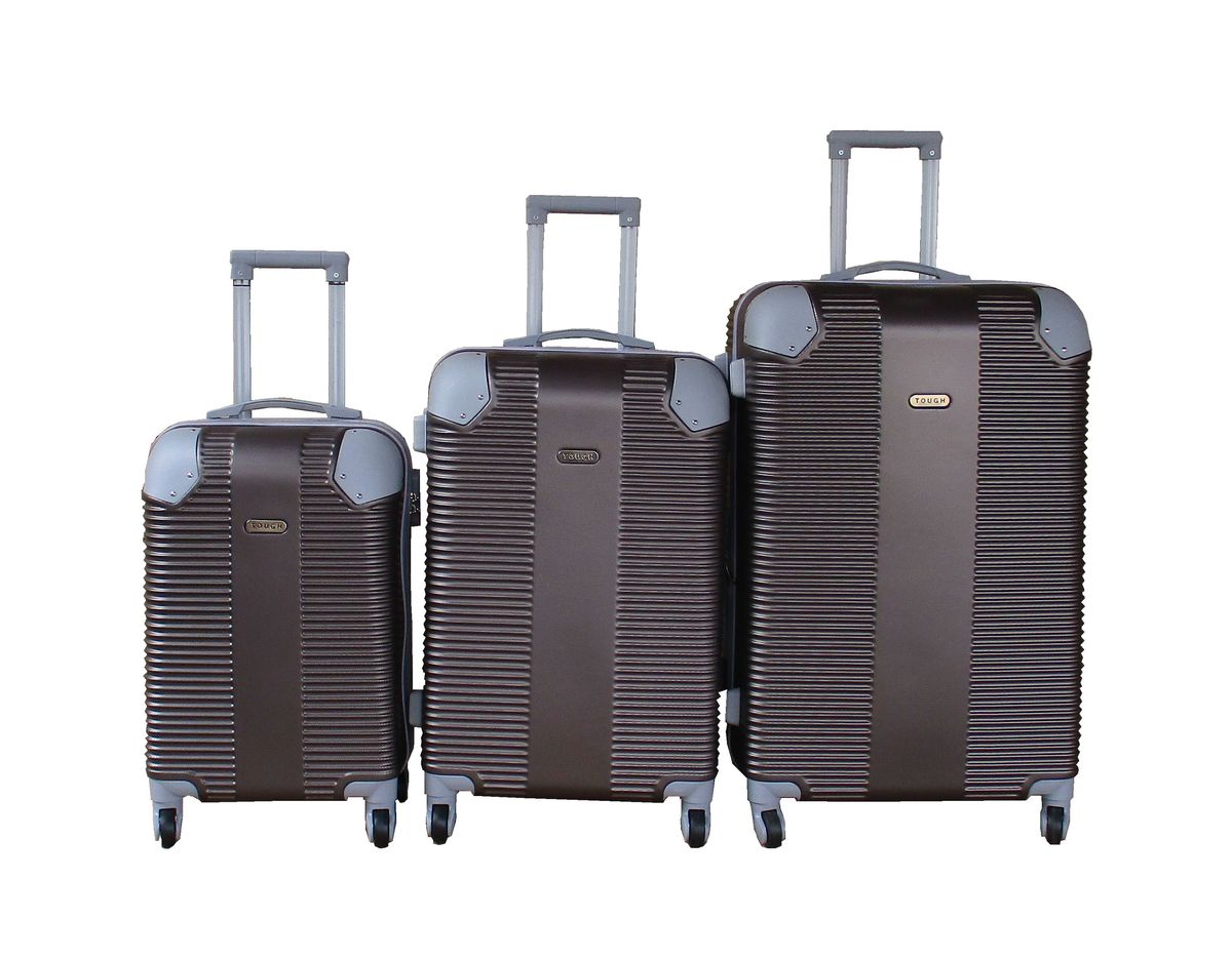 SMTE - Travel 28Inch Luggage Suitcase Bag SetStylish3PieceBrown