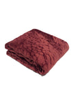 SMTE - Acesa - Quality Mink 1Ply Blanket - Standard - Double Size - Burgendy