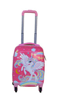 SMTE - Kiddies Cartoon Hand Luggage Kids School Bag Suitcase for Children - Unicorn
