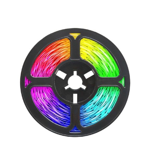 SMTE - Multicolour USB LED 5M Strip Lights with Sticky Adhesive