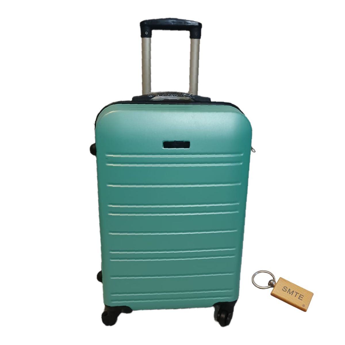 SMTE - Durable Elegance: ABS Suitcasel Large 75Cm with  Keyring1 PieceGreen