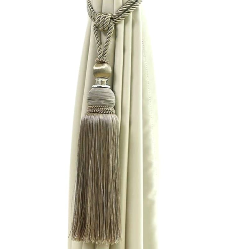SMTE - 2 x Curtain Tassels Tieback - Light Coffee brown