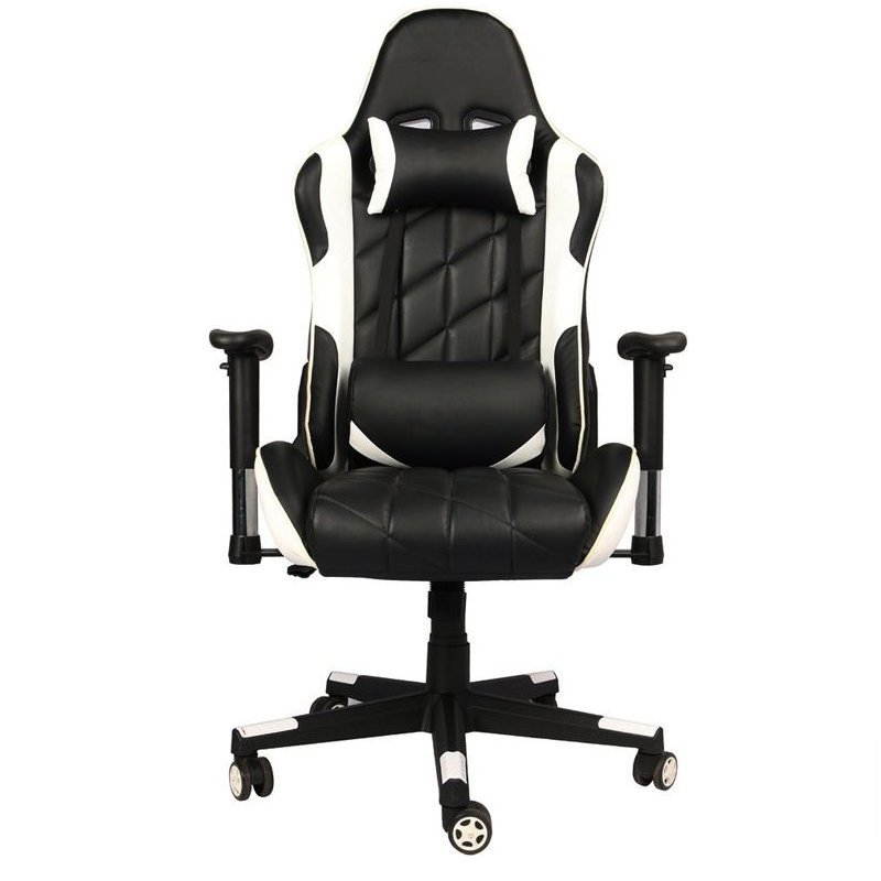 SMTE - Black and White Ergonomic Gaming Chair