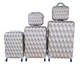 SMTE - 5-Piece Travel Trolley Luggage Set - Durable - Lightweight - Versatile Suitcases - Gold