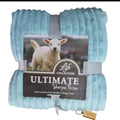 SMTE - Serpa Soft and Fluffy Fleece Blanket with KeychainQueen SizedSky Blue
