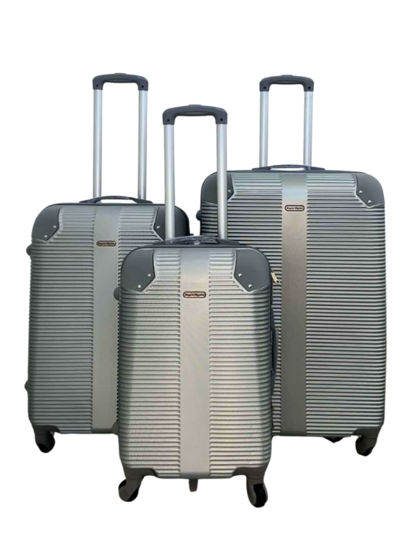SMTE - Luggage Set3 pieceStrong and DurableSilver