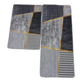 SMTE - Quality Comfortable 2 Piece kitchen Mat/Bath Rug Set - Kx2p 13